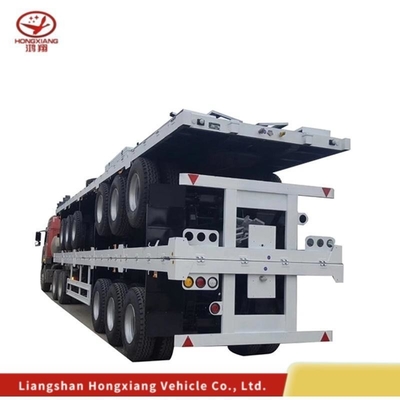20FT 40FT 40 Foot Skeleton Container Semi Truck Trailer με σύστημα πέδησης διπλής γραμμής