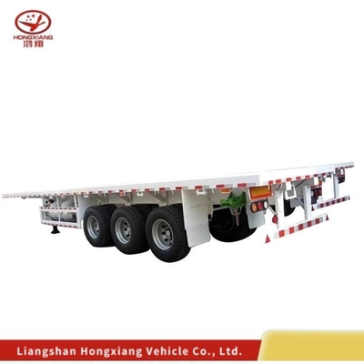 20FT 40FT 40 Foot Skeleton Container Semi Truck Trailer με σύστημα πέδησης διπλής γραμμής