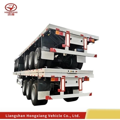 20FT 40FT 40 Foot Skeleton Container Semi Truck Trailer με σύστημα πέδησης διπλής γραμμής