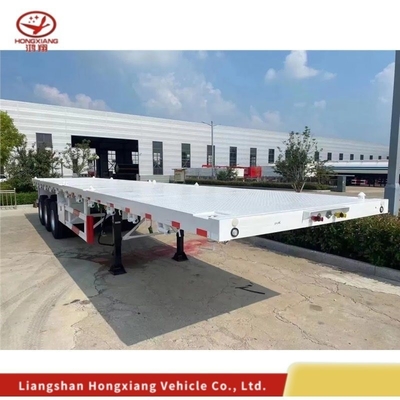 2 άξονες 40FT Κοντέινερ Semi Trailers με σύστημα πέδησης διπλής γραμμής και προσαρμογή
