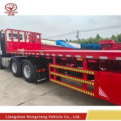2 άξονες 40FT Κοντέινερ Semi Trailers με σύστημα πέδησης διπλής γραμμής και προσαρμογή
