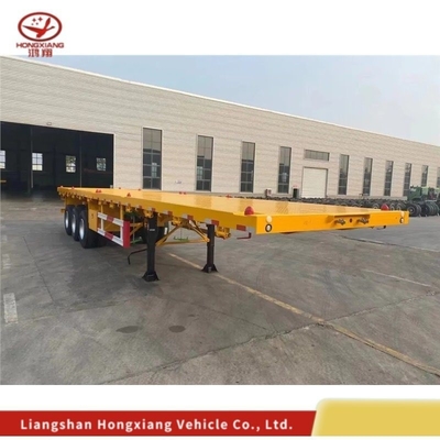 2 άξονες 40FT Κοντέινερ Semi Trailers με σύστημα πέδησης διπλής γραμμής και προσαρμογή