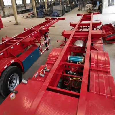 Σύστημα ανάρτησης τύπου Cross Arm Cimc Huajun Shipping Container Σκελετό ημικυριόδρομο