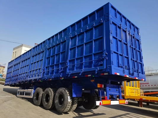 3 άξονες 40-100 τόνων Box Semi-Trailer Όχι αυτο-dumping 1 έτος Υπηρεσία μετά την πώληση