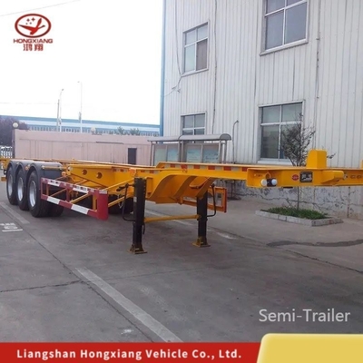 Συσκευή 40/45FT Skeleton Skel Semi Trailer με αριθμό ελαστικού 8/12/16 και 5,5 τόνους