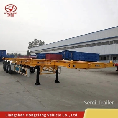 Συσκευή 40/45FT Skeleton Skel Semi Trailer με αριθμό ελαστικού 8/12/16 και 5,5 τόνους
