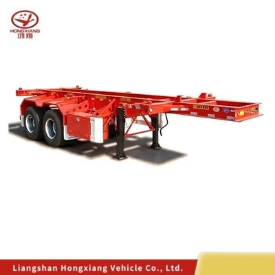 Συσκευή 40/45FT Skeleton Skel Semi Trailer με αριθμό ελαστικού 8/12/16 και 5,5 τόνους