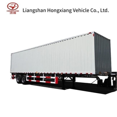 Βαν Semi Trailer 53FT Dry Semi Truck 2 Axle Dual Air Brake System για την αγορά των ΗΠΑ