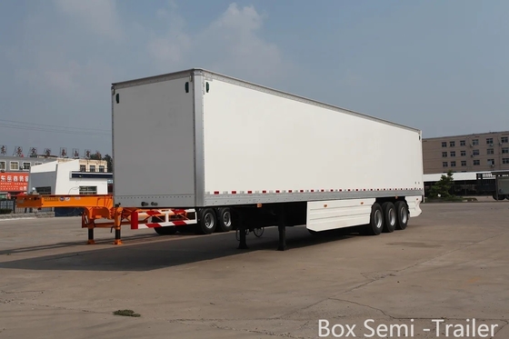 Βαν Semi Trailer 53FT Dry Semi Truck 2 Axle Dual Air Brake System για την αγορά των ΗΠΑ
