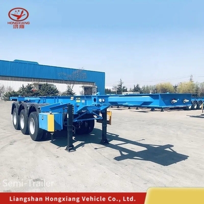 20FT/30FT/40FT/45FT 3 άξονες Σκελετικό/Σκελετικό υπόστρωμα Κωνσταντίνος Ημιπροκατασκευή με 1
