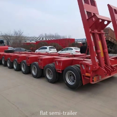 Ελαφρύς φορτίου 40FT 3 άξονες Flat Bed Semi Trailer Προσαρμογή διαθέσιμη