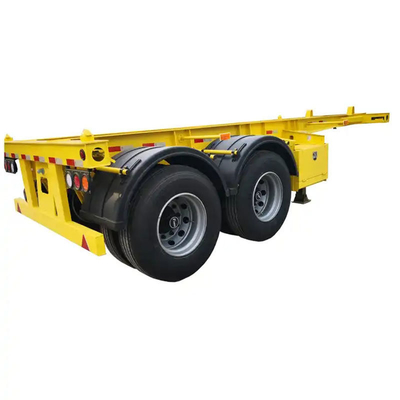 3 άξονες ρυμουλκούμενο Dolly Skeleton Full Truck Trailer με σύστημα πέδησης διπλής γραμμής
